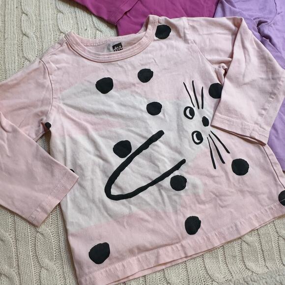 Bundle of Tea Collection Long Sleeve Shirts sz 12-18 m - Picture 7 of 8